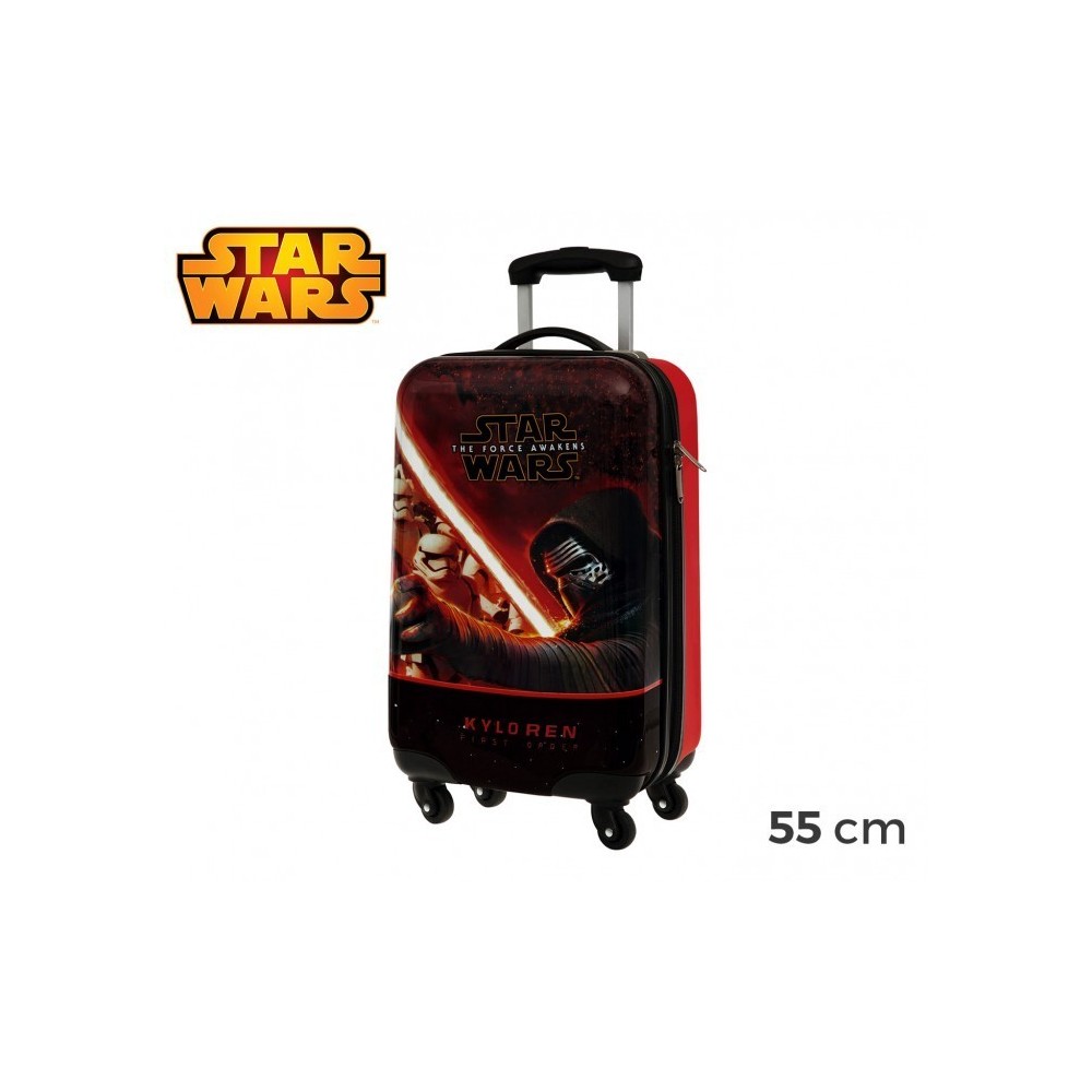 4641451 Valise - Bagage à main rigide avec ABS - STAR WARS 55X33X20 cm