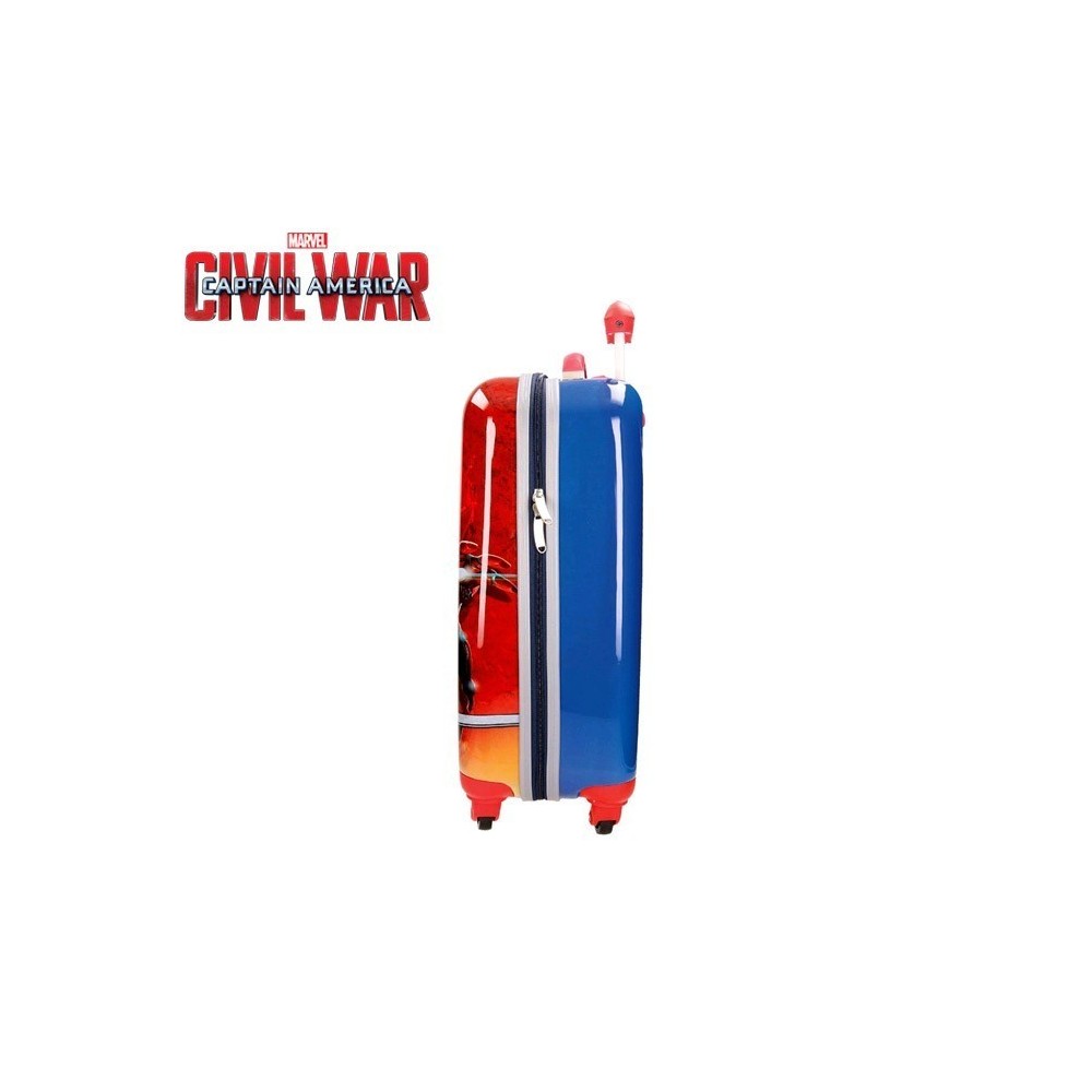 4721451 Valise chariot, bagage à main rigide ABS Captain America MARVEL