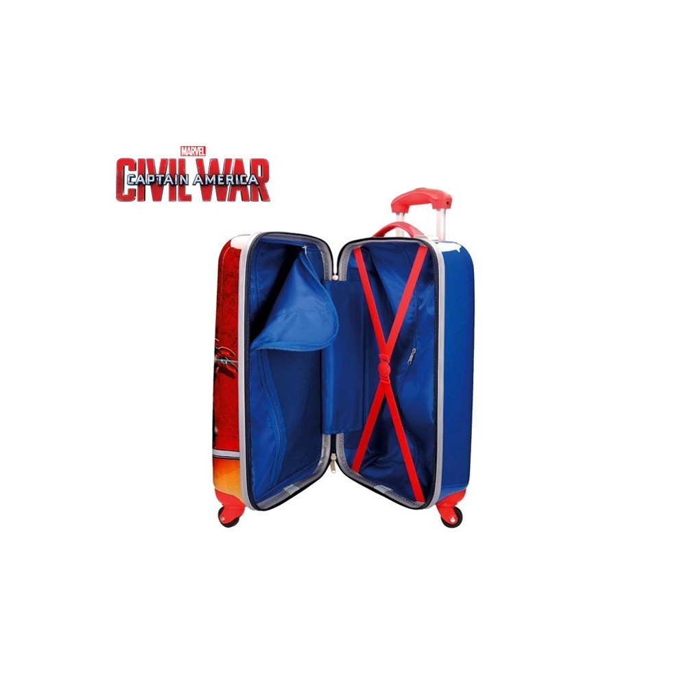 4721451 Valise chariot, bagage à main rigide ABS Captain America MARVEL