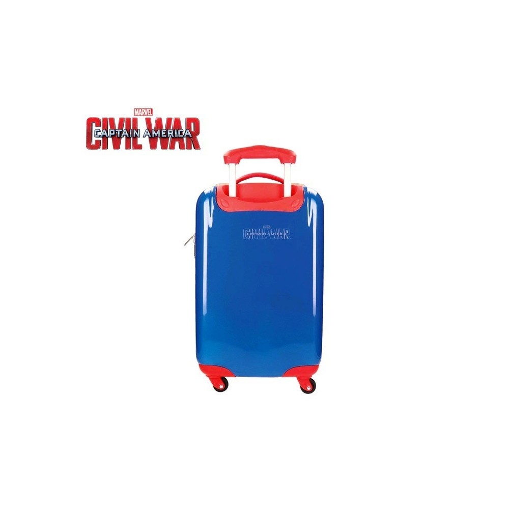 4721451 Valise chariot, bagage à main rigide ABS Captain America MARVEL