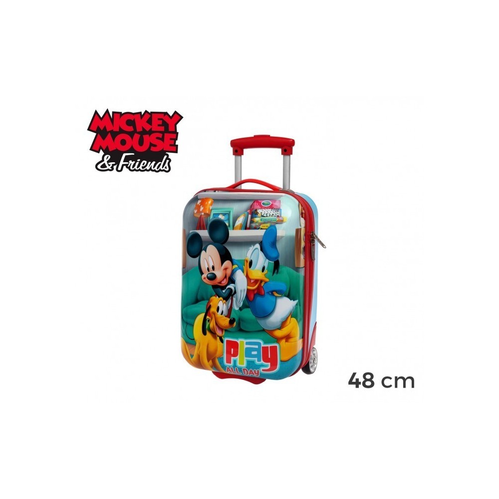 4521151 Valise chariot, bagage à main rigide ABS MICKEY MOUSE & FRIEND