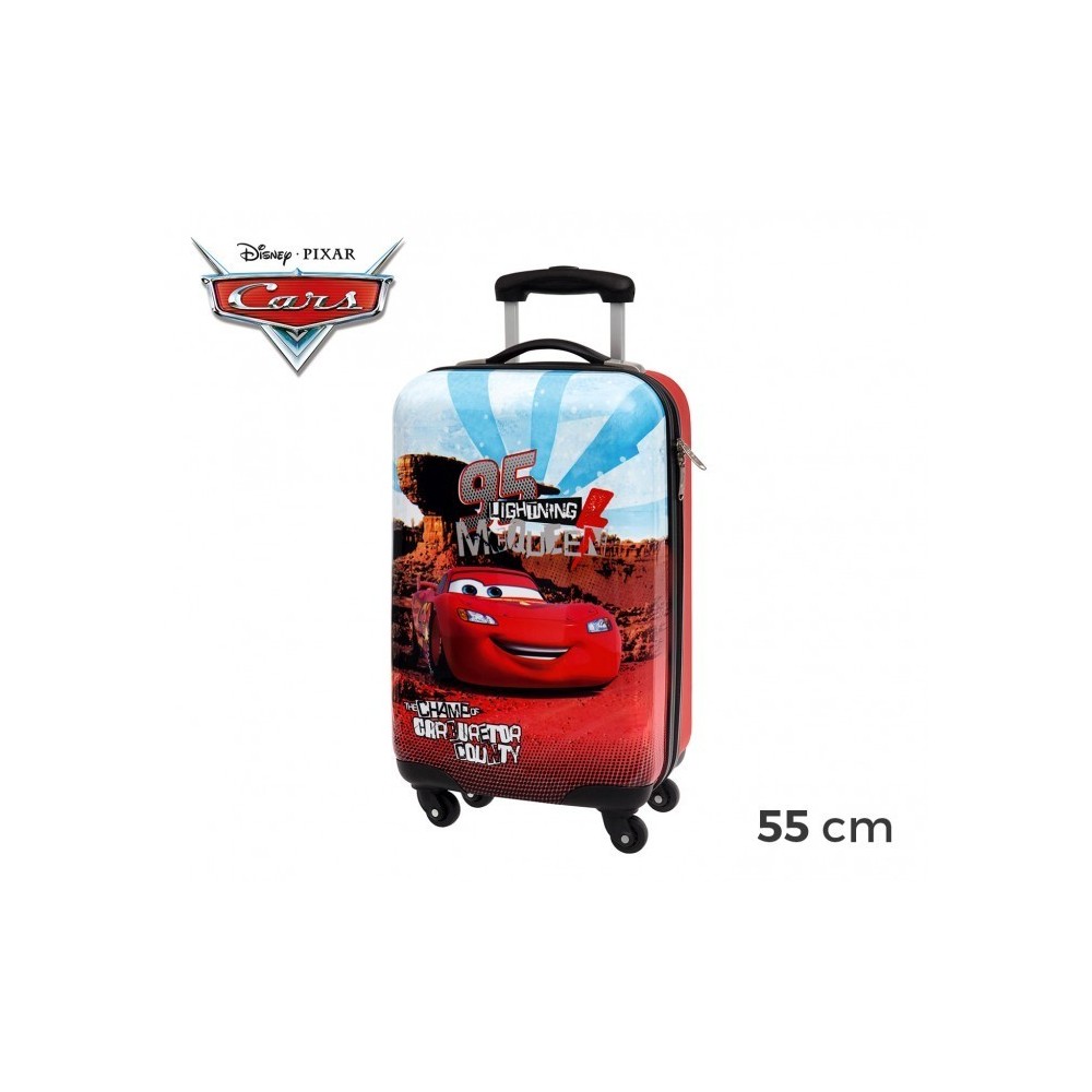 4441451 Chariot valise - Bagage à main en ABS CARS Flash McQueen 