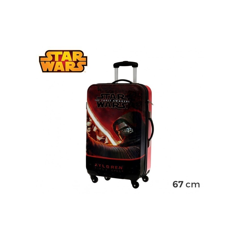 4641551 Chariot valise -Bagage à main en ABS rigide STAR WARS 67X42X24