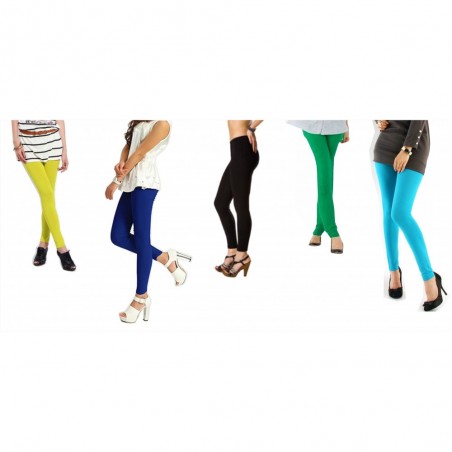 Leggings de couleur coton Leggings de couleur coton