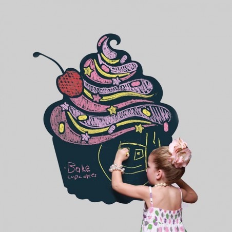 Tableau adhesif - ajustable - cinq craies