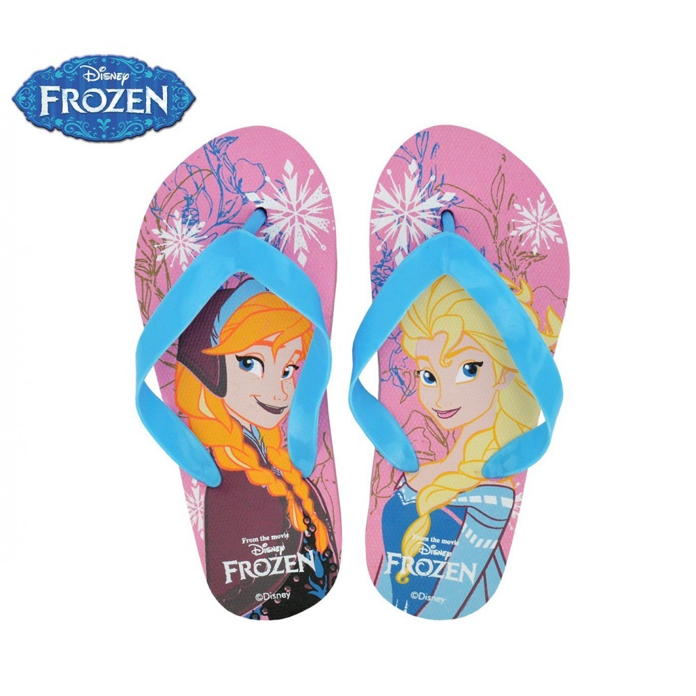 WD16984 - Tongs en plastique pour enfants - La Reine des Neiges