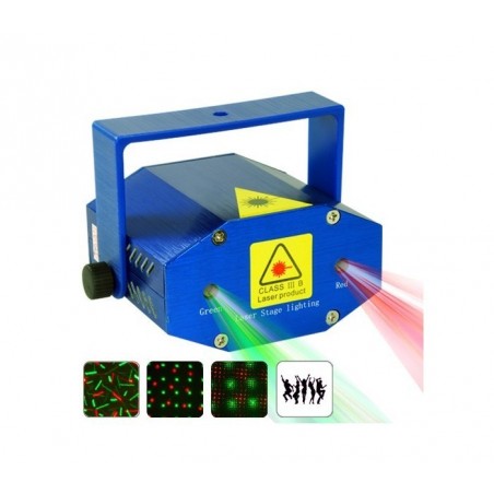 Projecteur laser potentiomètre divers - effets au rythme de la musique