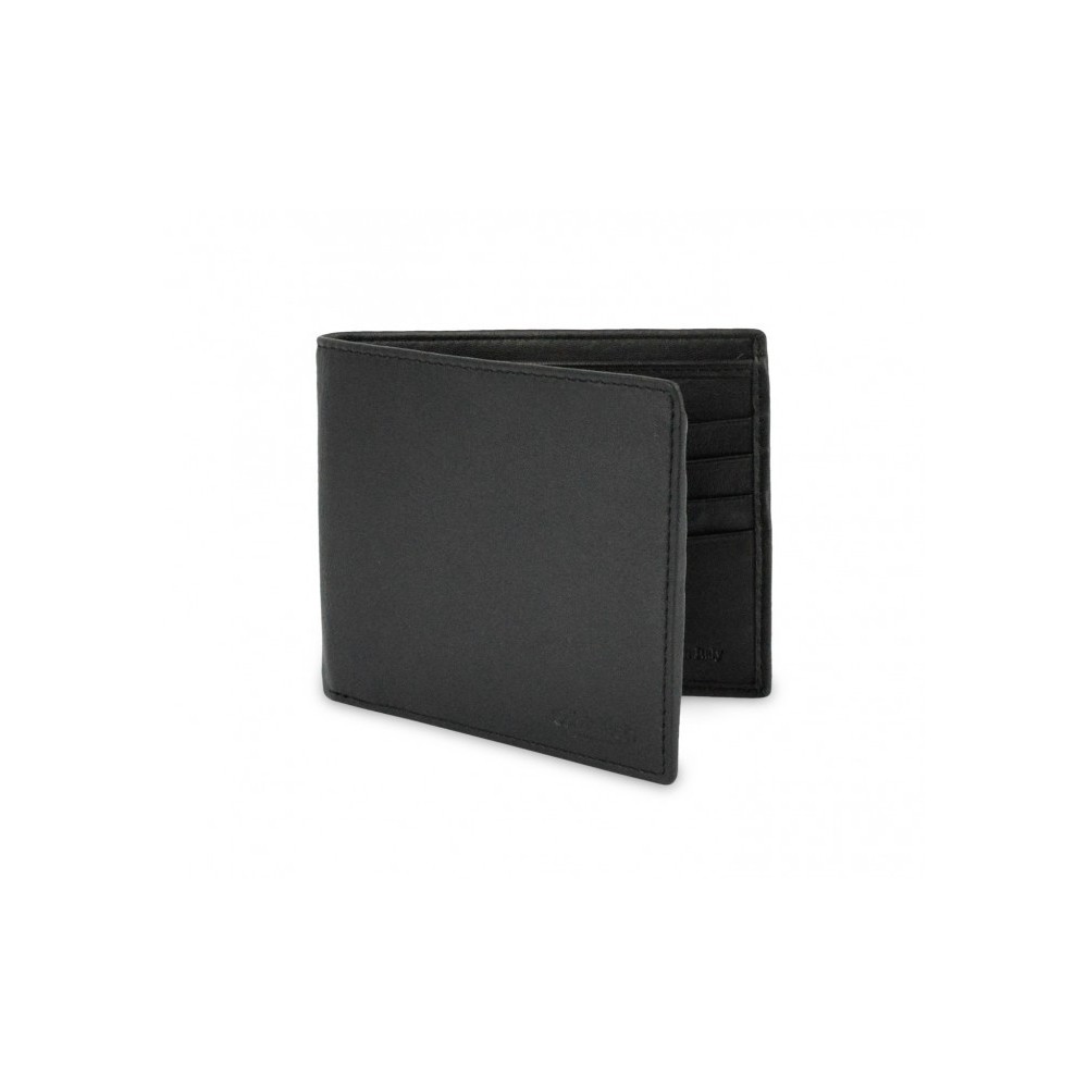 S08 portefeuille noir Calvin Klein vertical pour homme en vrai cuir