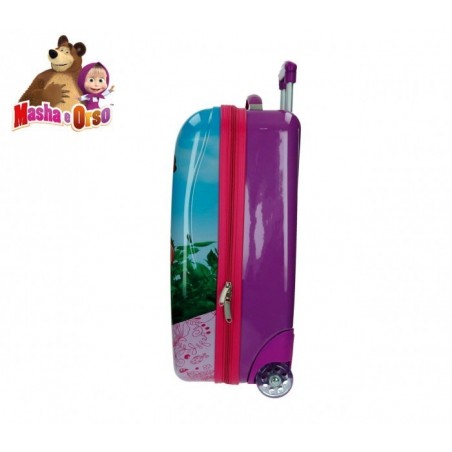 4731251 Chariot - Valise de cabine rigide en ABS MASHA ET L'OURS 4731251 Chariot - Valise de cabine rigide en ABS MASHA ET L'OURS