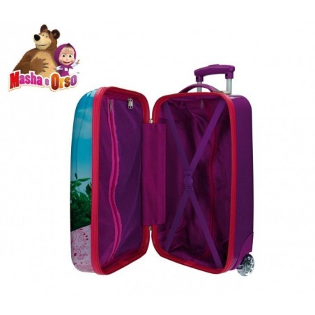 4731251 Chariot - Valise de cabine rigide en ABS MASHA ET L'OURS 4731251 Chariot - Valise de cabine rigide en ABS MASHA ET L'OURS