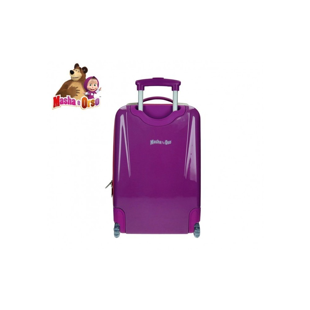 4731251 Chariot - Valise de cabine rigide en ABS MASHA ET L'OURS
