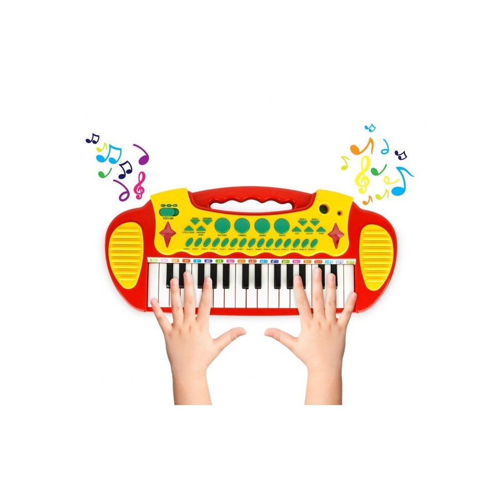 105914 Piano Rock clavier électonique jouet 31 touches hauteur 20 cm