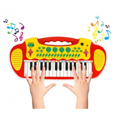 105914 Piano Rock clavier électonique jouet 31 touches hauteur 20 cm