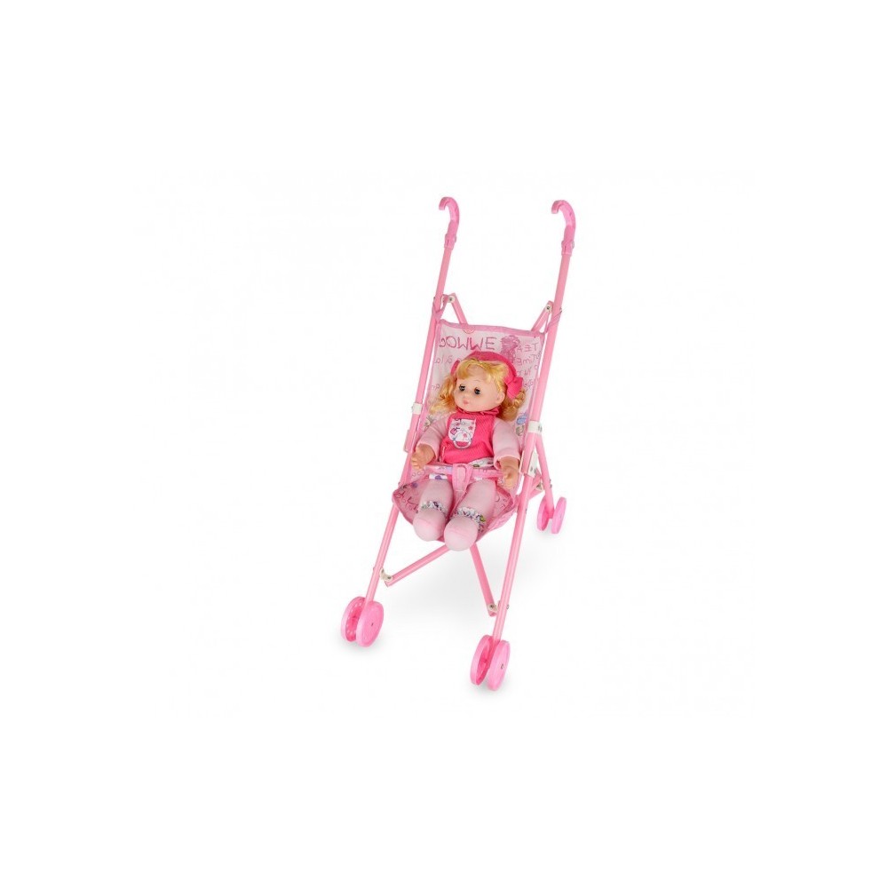 011361 Bébé Amour de Poussette TRY ME avec poupée parlante 33cm