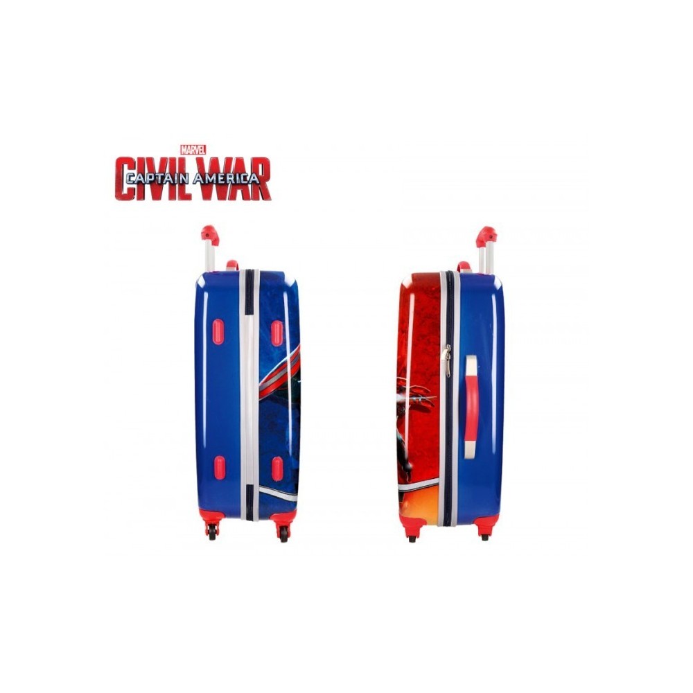 4721551 Chariot valise - Bagage à main rigide en ABS CAPTAIN AMERICA
