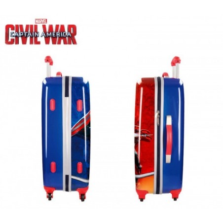 4721551 Chariot valise - Bagage à main rigide en ABS CAPTAIN AMERICA