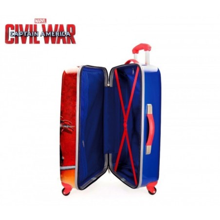 4721551 Chariot valise - Bagage à main rigide en ABS CAPTAIN AMERICA