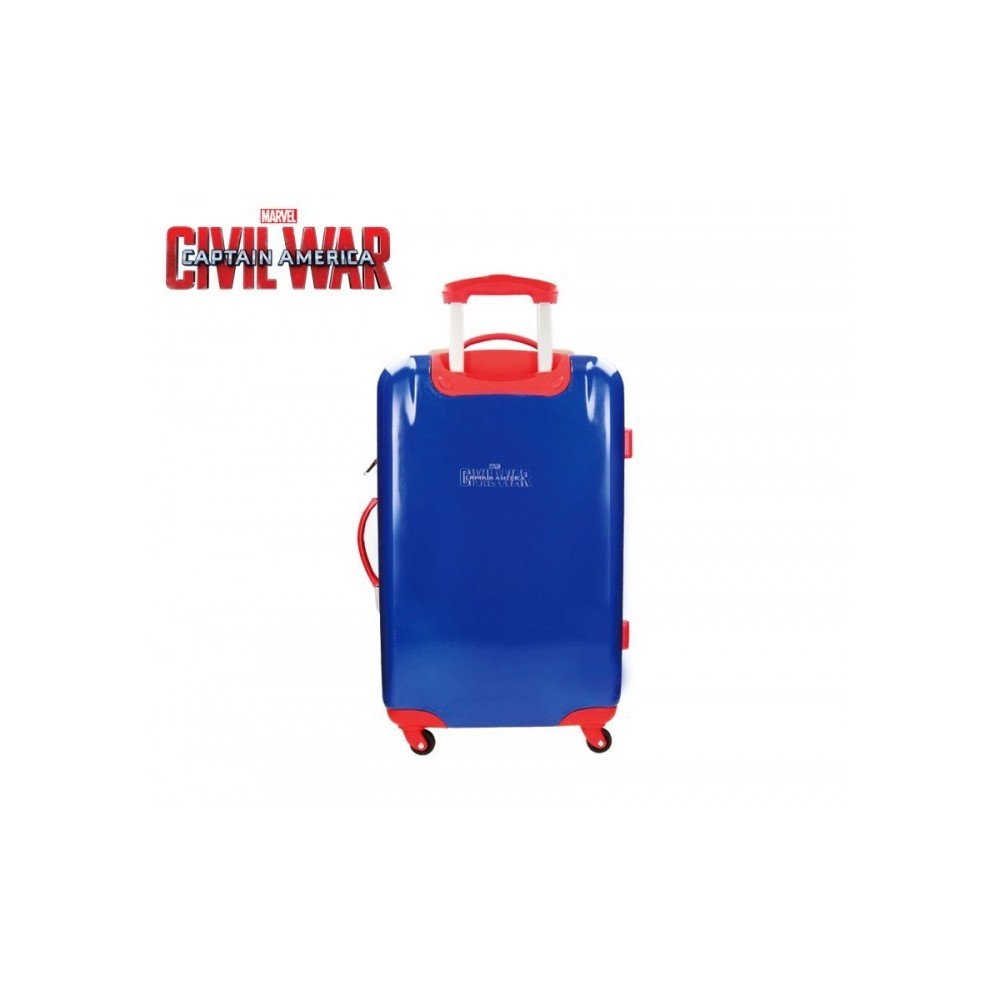 4721551 Chariot valise - Bagage à main rigide en ABS CAPTAIN AMERICA