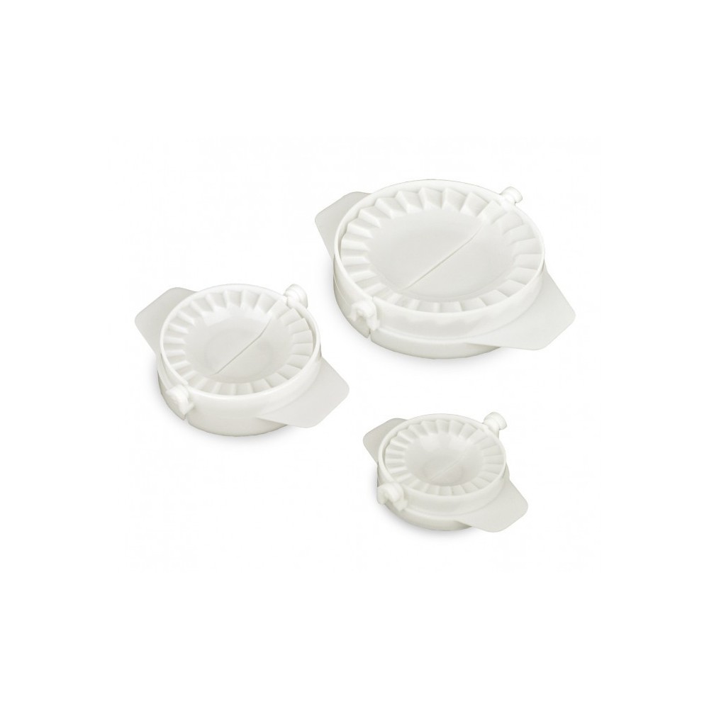 002021 Set de 3 moules à ravioli et chaussons de différents diamètres 