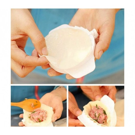 002021 Set de 3 moules à ravioli et chaussons de différents diamètres 