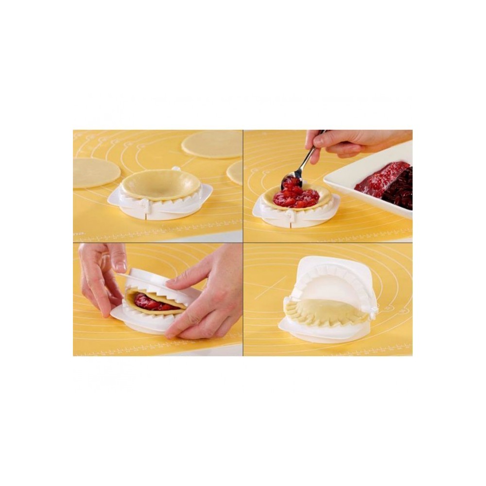 002021 Set de 3 moules à ravioli et chaussons de différents diamètres 