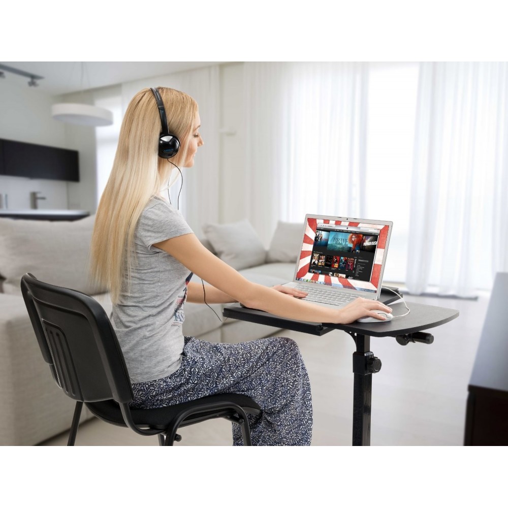 Table à roulettes pour PC - ordinateur portable