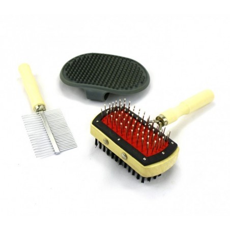 82009 PET Kit 3 pièces pour le nettoyage et l'entretien de notre chien