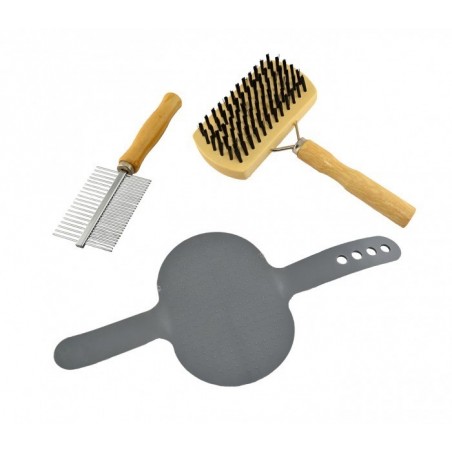 82009 PET Kit 3 pièces pour le nettoyage et l'entretien de notre chien