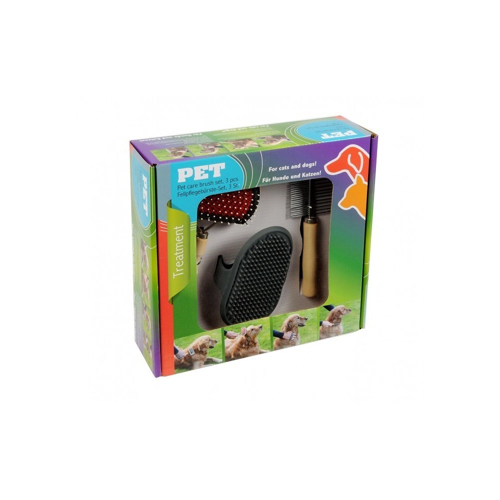 82009 PET Kit 3 pièces pour le nettoyage et l'entretien de notre chien