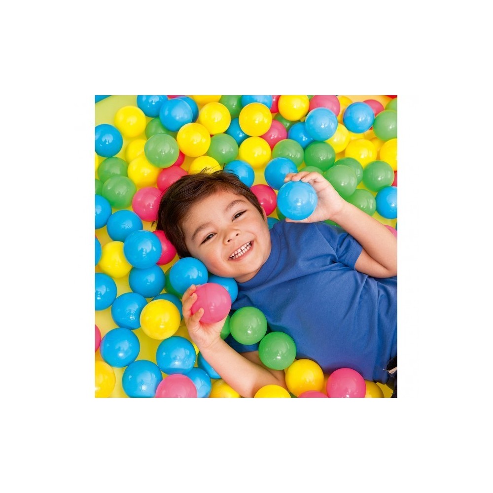 52027 Kit de 100 boules colorées en plastique pour gonflable Bestway