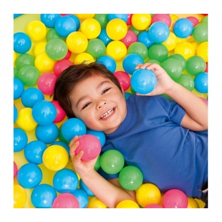 52027 Kit de 100 boules colorées en plastique pour gonflable Bestway