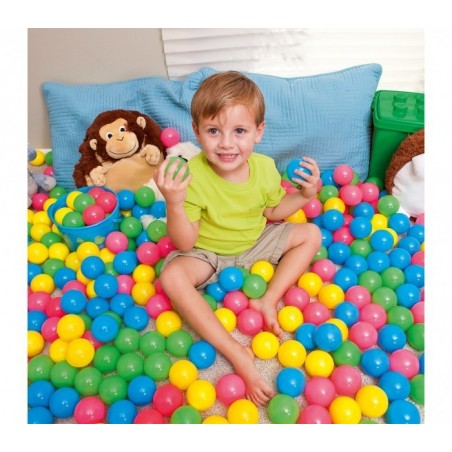 52027 Kit de 100 boules colorées en plastique pour gonflable Bestway