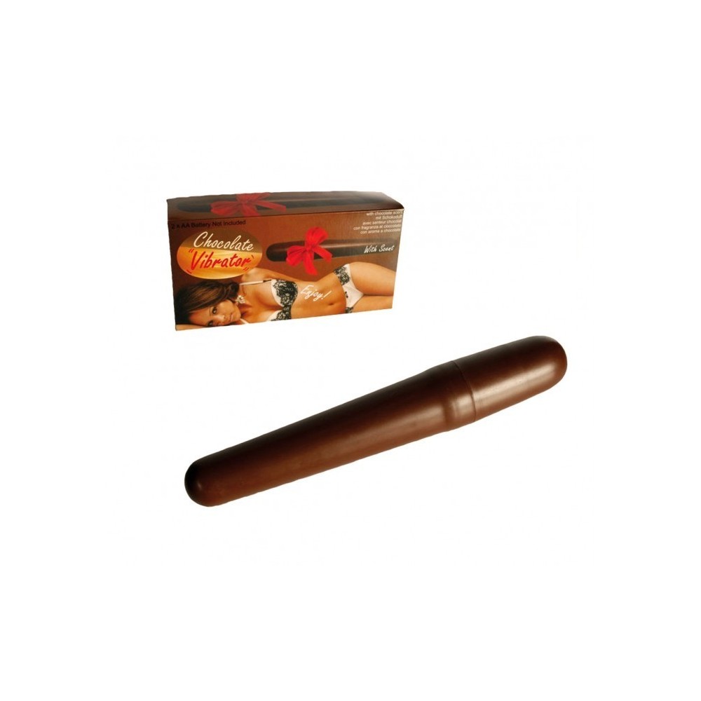 612213 vibromasseur en plastique au goût de chocolat