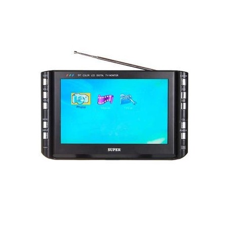 Moniteur écran TV LCD 7 '' pouces DVB-T USB entrée VGA 