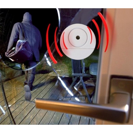 Alarme sans fil (98 dB) pour portes et fenêtres ou coffre fort 