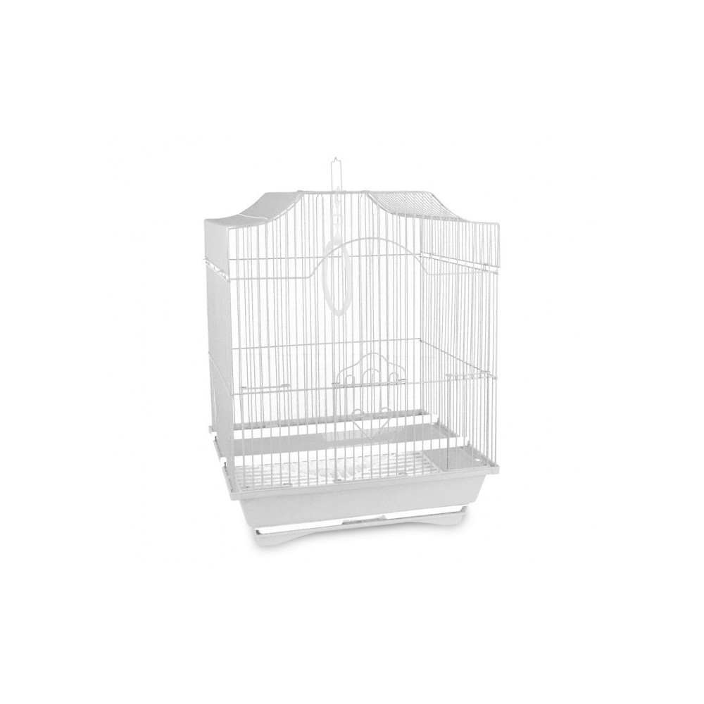 189146 Cage à oiseaux de petite taille 62x38x27 cm mangeoires incluses