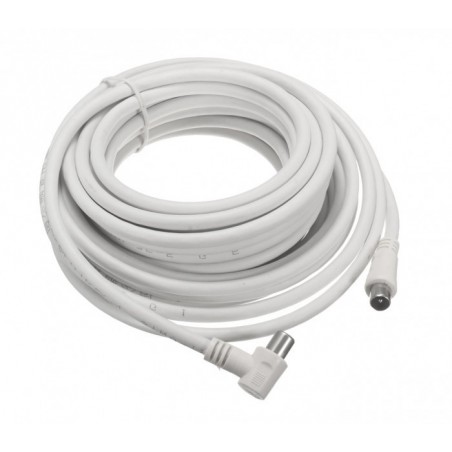 029480 câble de 5m pour une connexion coaxiale d'antenne TV mâle-femelle