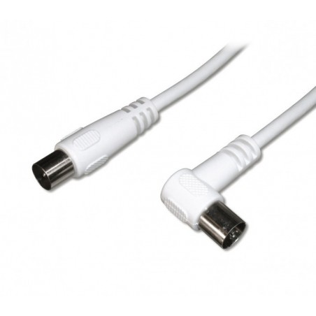 029480 câble de 5m pour une connexion coaxiale d'antenne TV mâle-femelle