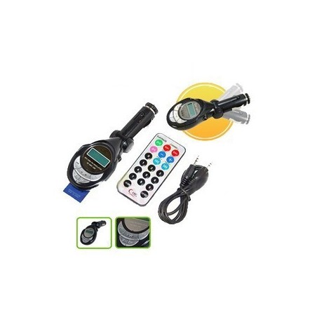 Transmetteur usb sd mp3 fm radio sans fil pour voiture 