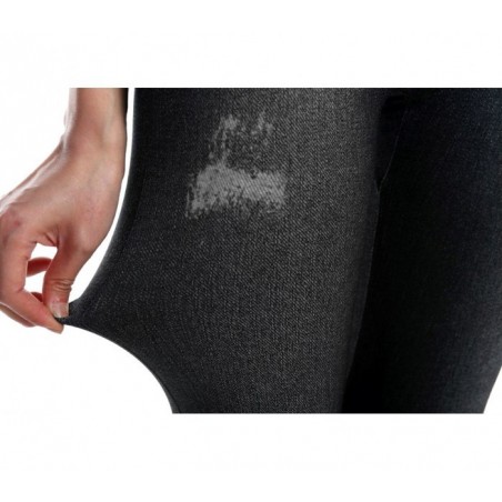 F327 Set de 3 leggings thermiques effet Denim avec doublure en peluche TU F327 Set de 3 leggings thermiques effet Denim avec doublure en peluche TU