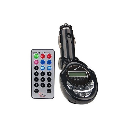 Transmetteur usb sd mp3 fm radio sans fil pour voiture 