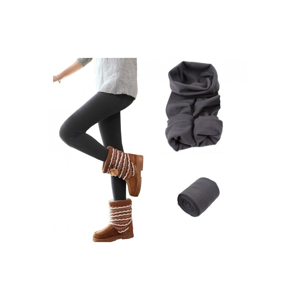 Set de 5 leggings thermiques pour femmes effet polaire ass. Saturne TU