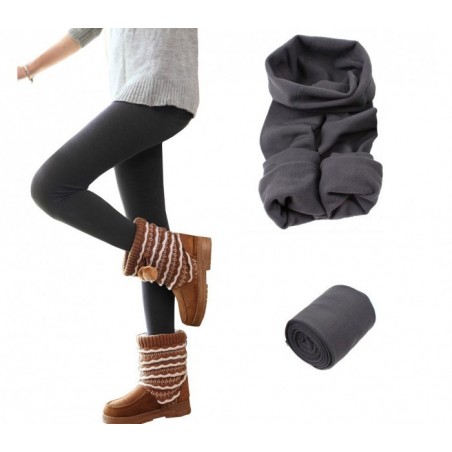 Set de 5 leggings thermiques pour femmes effet polaire ass. Saturne TU