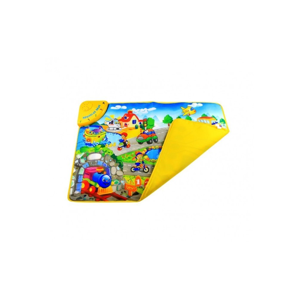 121776 Tapis Musical jeu interactif LA ROUTE JOYEUSE avec mélodies et sons