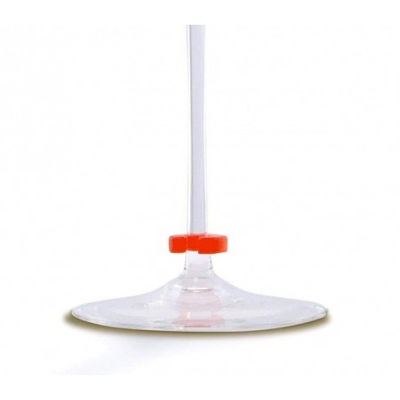 230794 Set de 24 anneaux marque-verres colorés en silicone