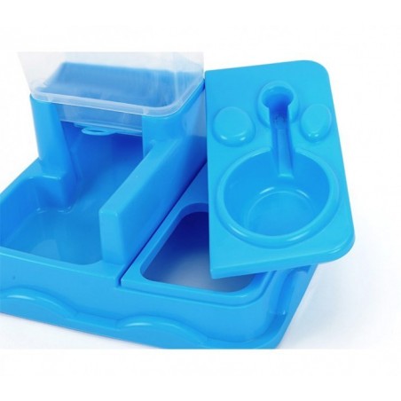 3028 Distributeur automatique de croquettes + eau avec double bol Chien et chat 3028 Distributeur automatique de croquettes + eau avec double bol Chien et chat