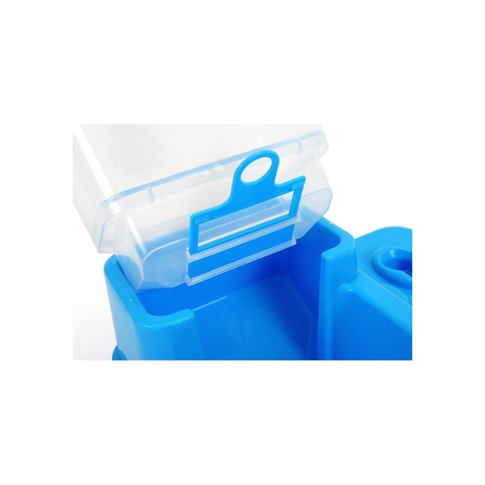 3028 Distributeur automatique de croquettes + eau avec double bol Chien et chat