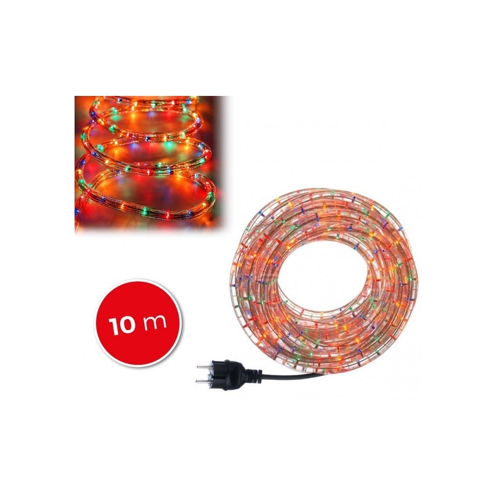 291241 Tube de lumières de Noël 360 ampoules multicolores d'exterieur 10 mt