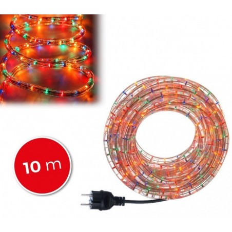 291241 Tube de lumières de Noël 360 ampoules multicolores d'exterieur 10 mt