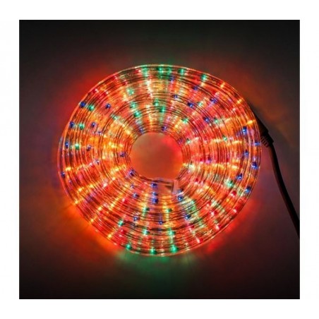 291241 Tube de lumières de Noël 360 ampoules multicolores d'exterieur 10 mt